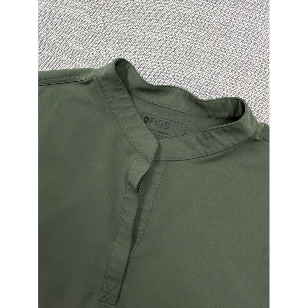 Figs Rafaela Technical Scrub Top Womens 4XL Olive Green Sleeveless 1SW100001